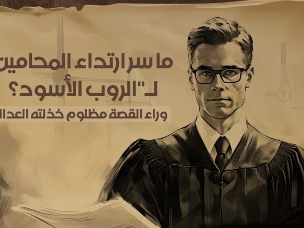 ما سر ارتداء المحامين لـ”الروب الأسود؟”.. وراء القصة مظلوم خذلته&nbsp;العدالة!