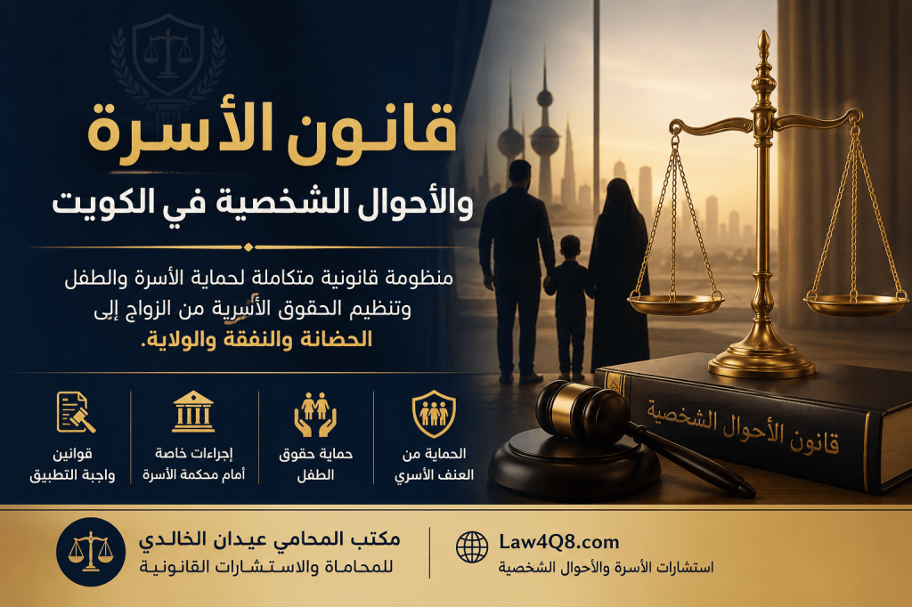 قانون الأسرة في الكويت.. ليس قانوناً واحداً بل منظومة متكاملة لحماية الأسرة&nbsp;والطفل